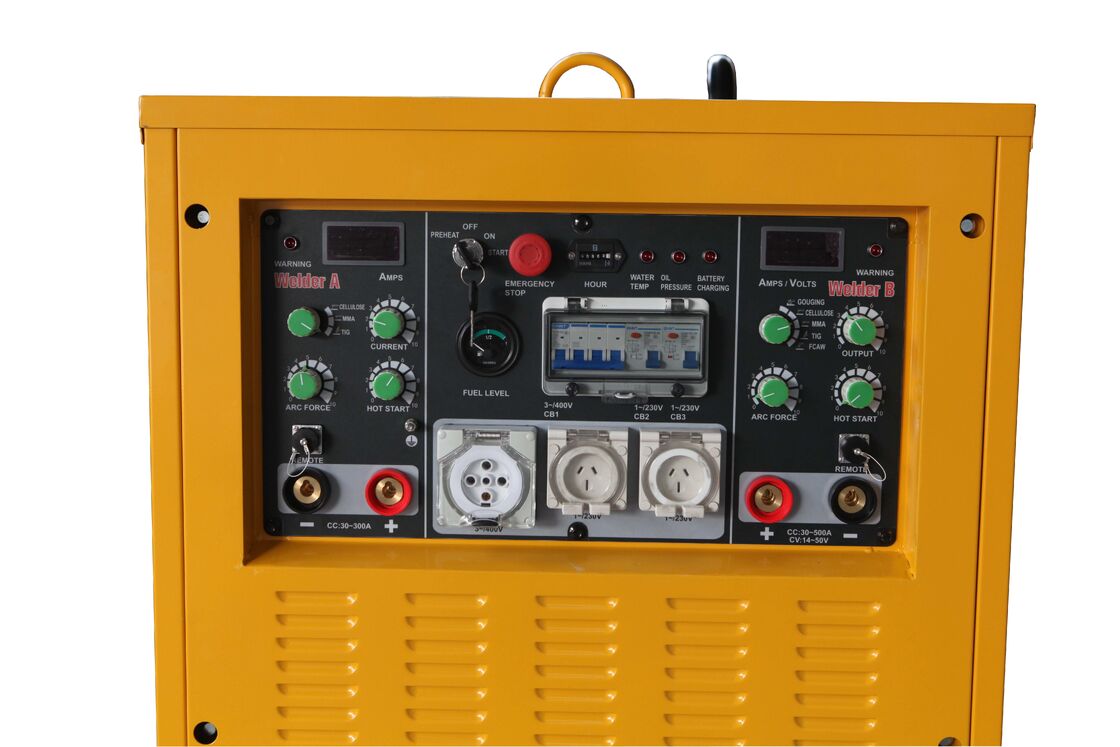 WD600 600A Pipeline Welding Machine Electric Start With Multi Process