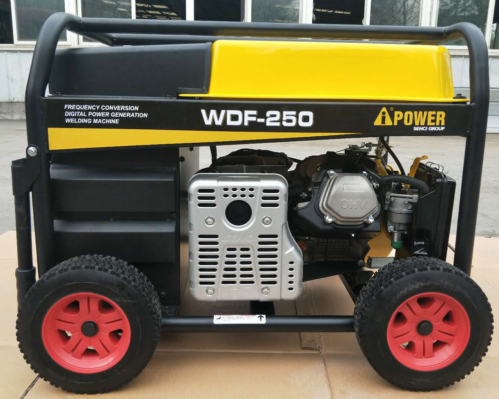 Small Size Portable Welder Generator , WDF250 250A Portable Stick