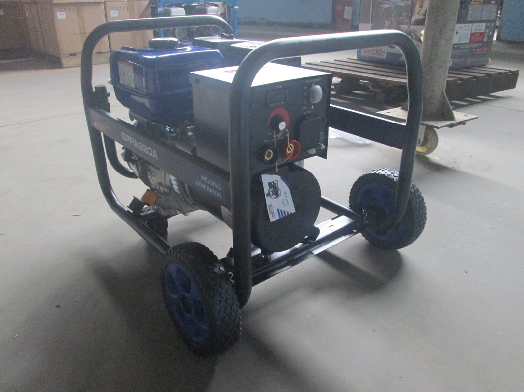 Portable 200A Gasoline Welding Generator With AC 5kW Output Power