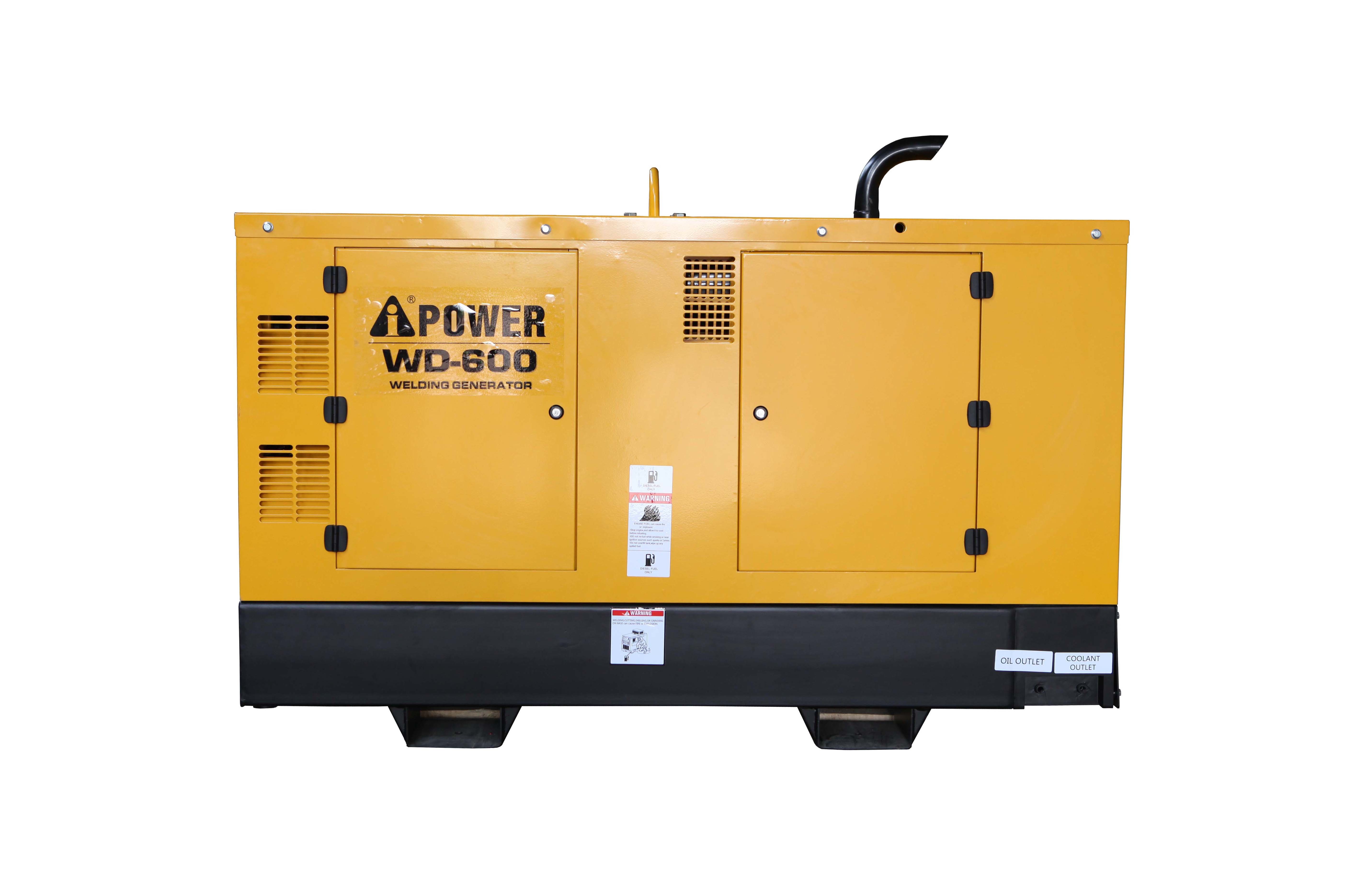 WD600 600A Pipeline Welding Machine Electric Start With Multi Process