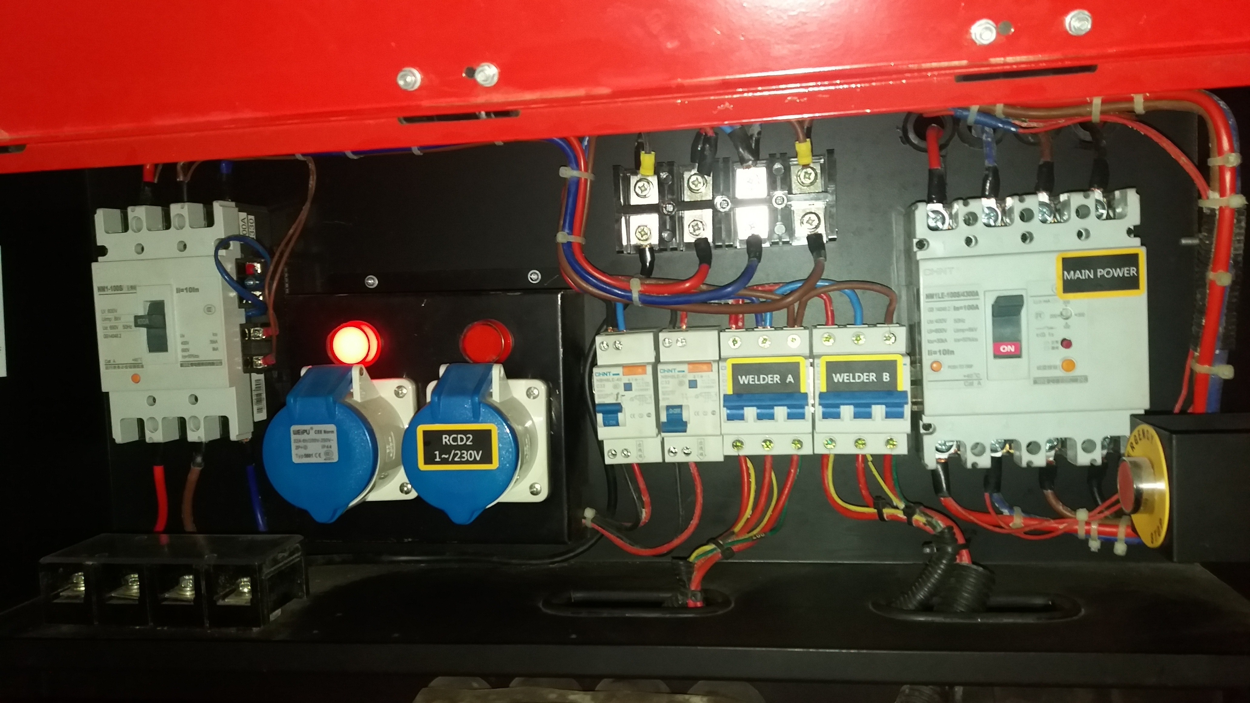 1400Kg Pipeline Welding Machine WD1000 Engine Welder Generator 500Ax2