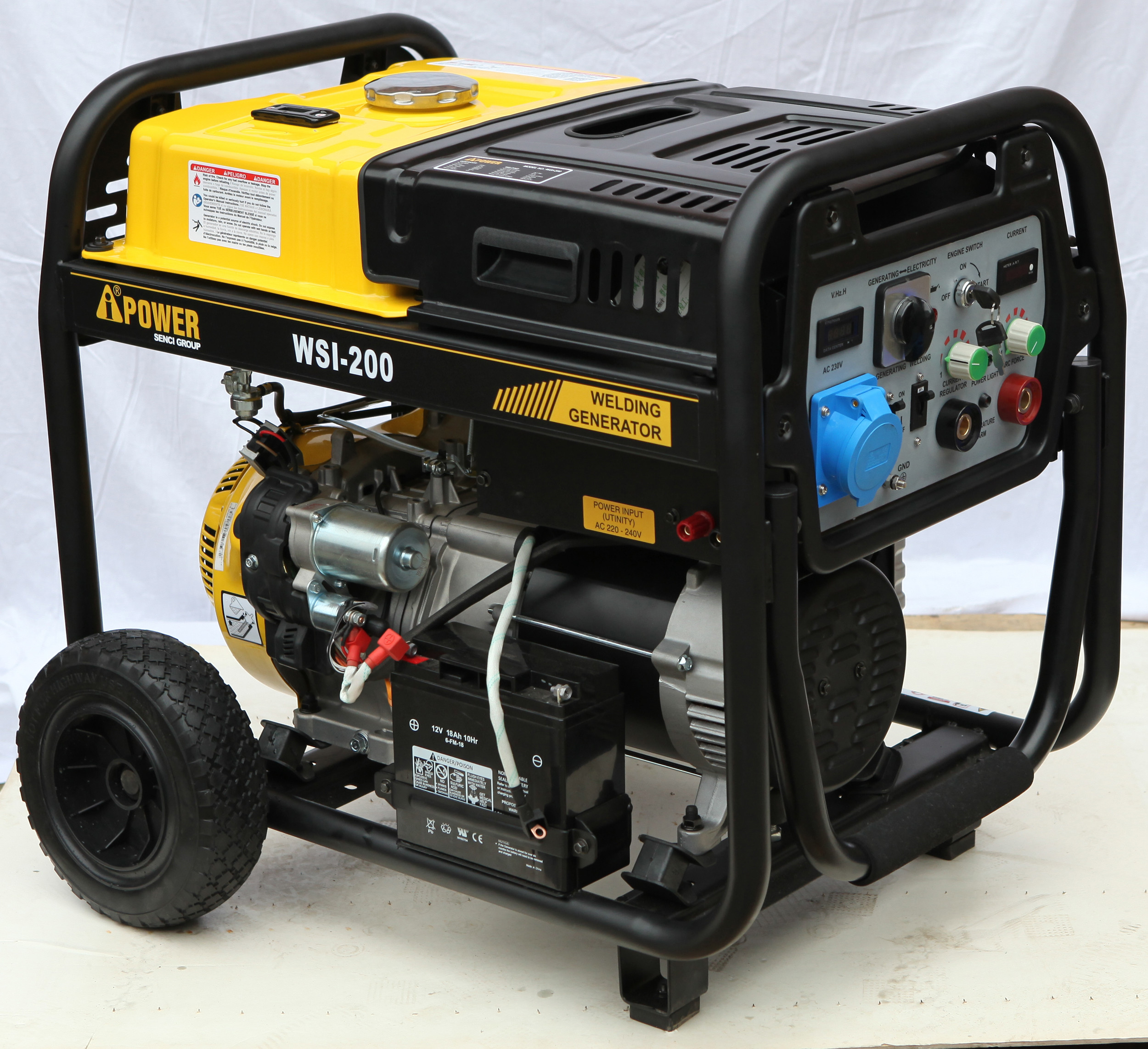 98Kg Engine Driven Welding Machine WSI200 200A Small Inverter Welding