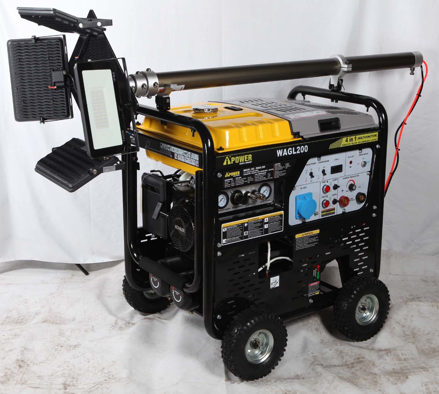 WAGL200 Portable Engine Driven Arc Welder 200A With