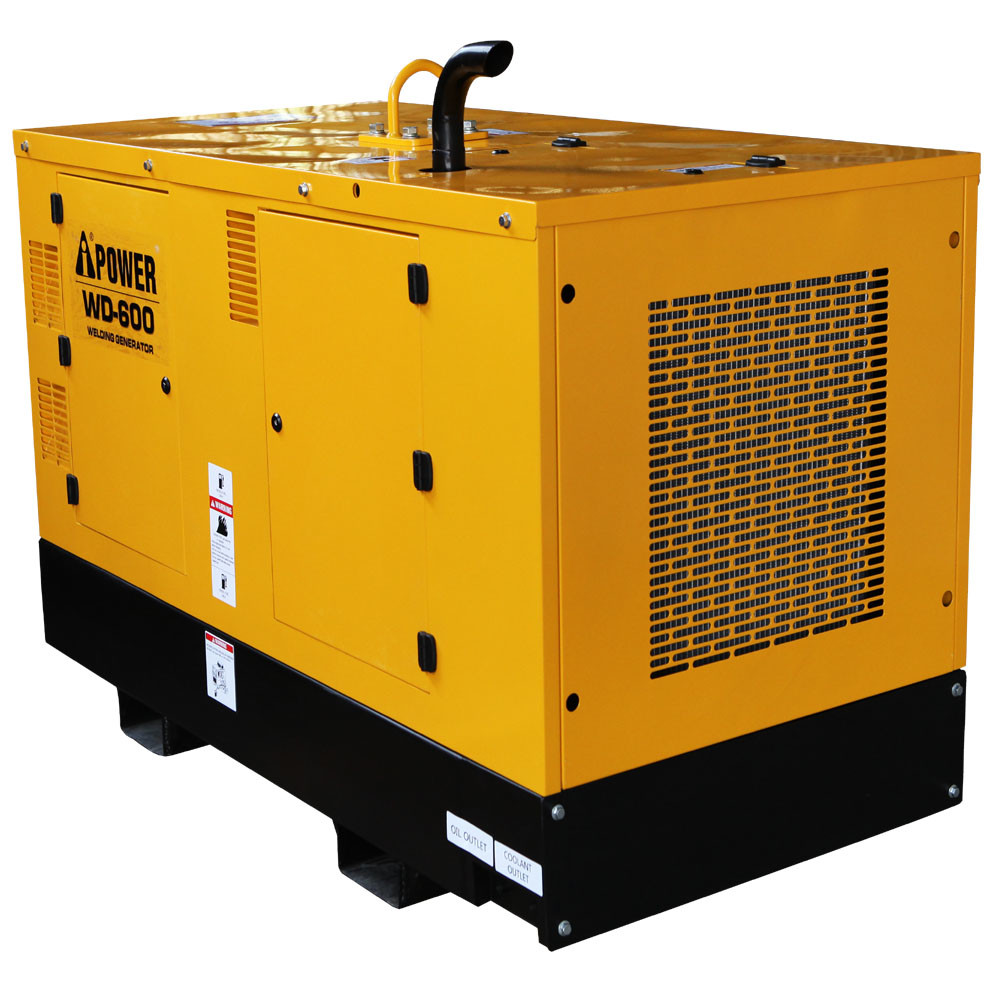 600A Dual Welding Generator With Triphase 20kW/400V Output Power