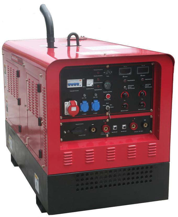 H400-â¡ Dual Welding Generator front view