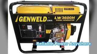 2.2kW Diesel Generator 12.5L Tank