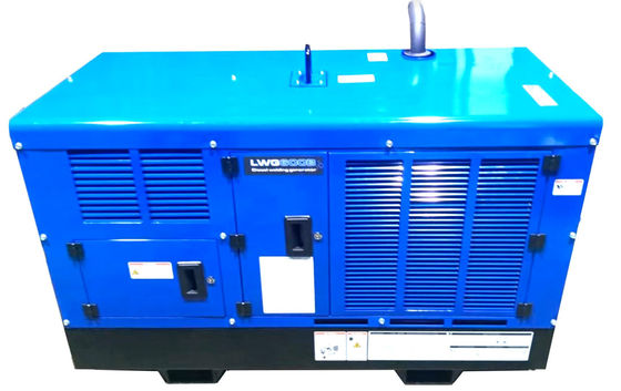 GENWELD LWG600A Pipeline Welding Machine with 4-Cylinder Air-Cooled Engine and AC230V/4Kw Generator Output for Robust Performance
