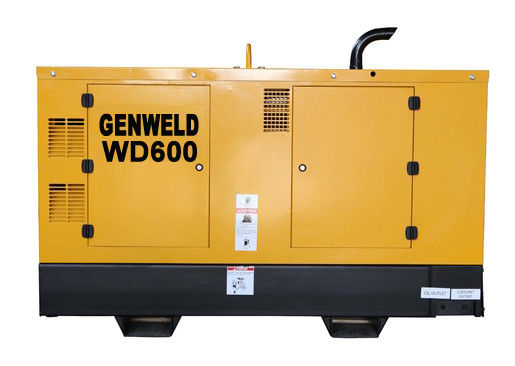 WD600 600A Pipeline Welding Machine with Prime Power 36Kw and 1500rpm Diesel Engine