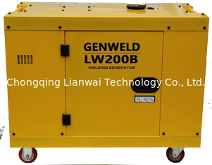 Portable Silent 170A Diesel Welder Generator With AC 4.0kW output power