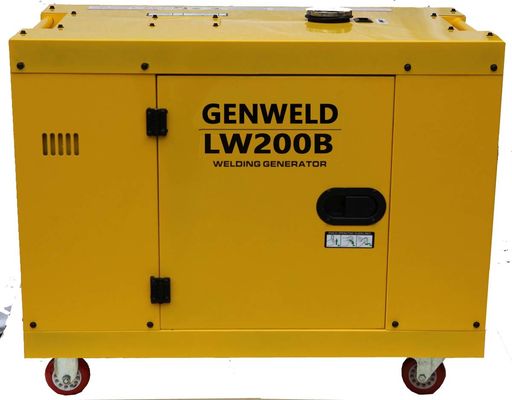Portable Silent Diesel Welder Generator with 170A Welding Current 4.0kW Output Power and 35% Duty Cycle