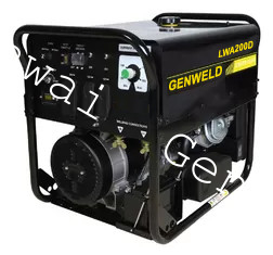 Professional Small Engine Driven Welder / Easy Move Petrol Welder Generator