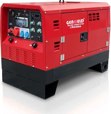 buy LWG300 Industrial 300A Engine Driven Welder with 15HP Engine Power and 10kW Generator Output online manufacture