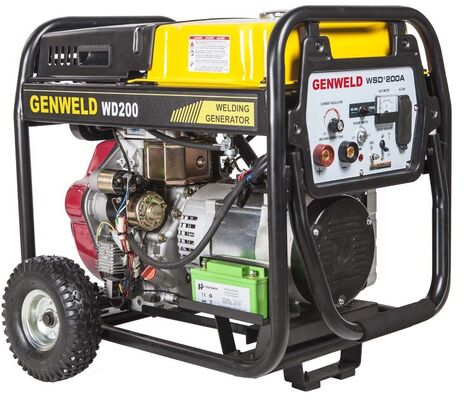 Buy GENWELD WD200A Portable Diesel Generator , Home Diesel Generator With AC 2.0Kw Output Power online manufacture