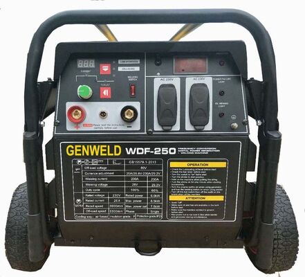 Buy GENWELD WDF-250 250A Digital Pipeline Welding Machine with Compact Design and 6Kw Auxiliary Power online manufacture