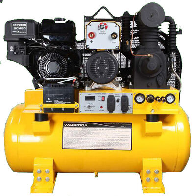 주문 GENWELD WAG200A 5Kw / 240/120V 보조 출력으로 휴대용 용접기 발전기 온라인 제조