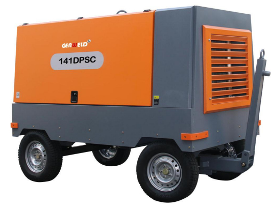 GENWELD  188HP Single-stage screw compression/Yuchai 140KW Engine (141DPSC)