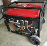 Civilian Gasoline Welder Generator / 200A Welding Machine AC 5.0Kw Output Power