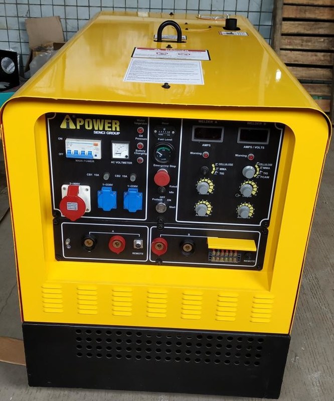 400A Diesel Welder Generator , Engine Driven Welding Machine With Dual