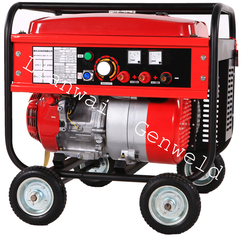 Honda GX390 200A  MMA / TIG Pipeline Welding Generator With DC 3kW / 220V Output