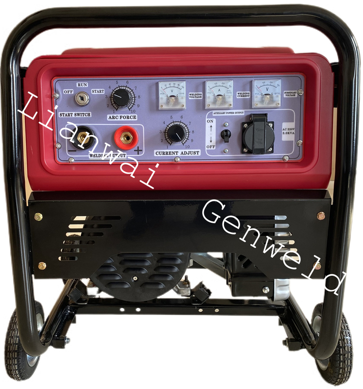 250A Portable Pipeline / Steel Structure  Diesel Welding Generator With AC 3kW / 220V Output