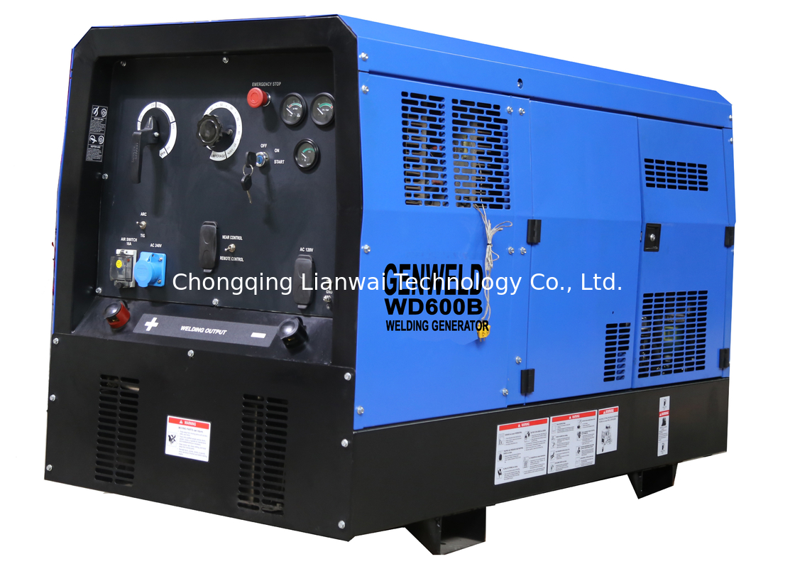 600A Duetz Air-cooling Welding Generator Used For Maintenance at Offshore Oil and Gas Rigs