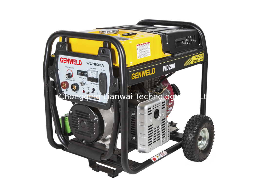 Small Size Portable Welder And Generator WD200A Diesel MMA Welding Machine