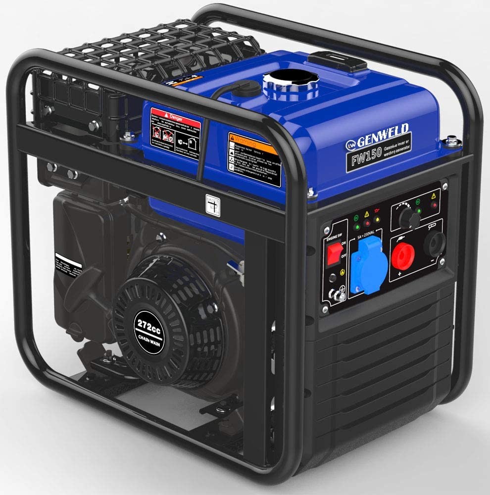 IP23 Gasoline 130A Portable Welder Generator Inverter Control