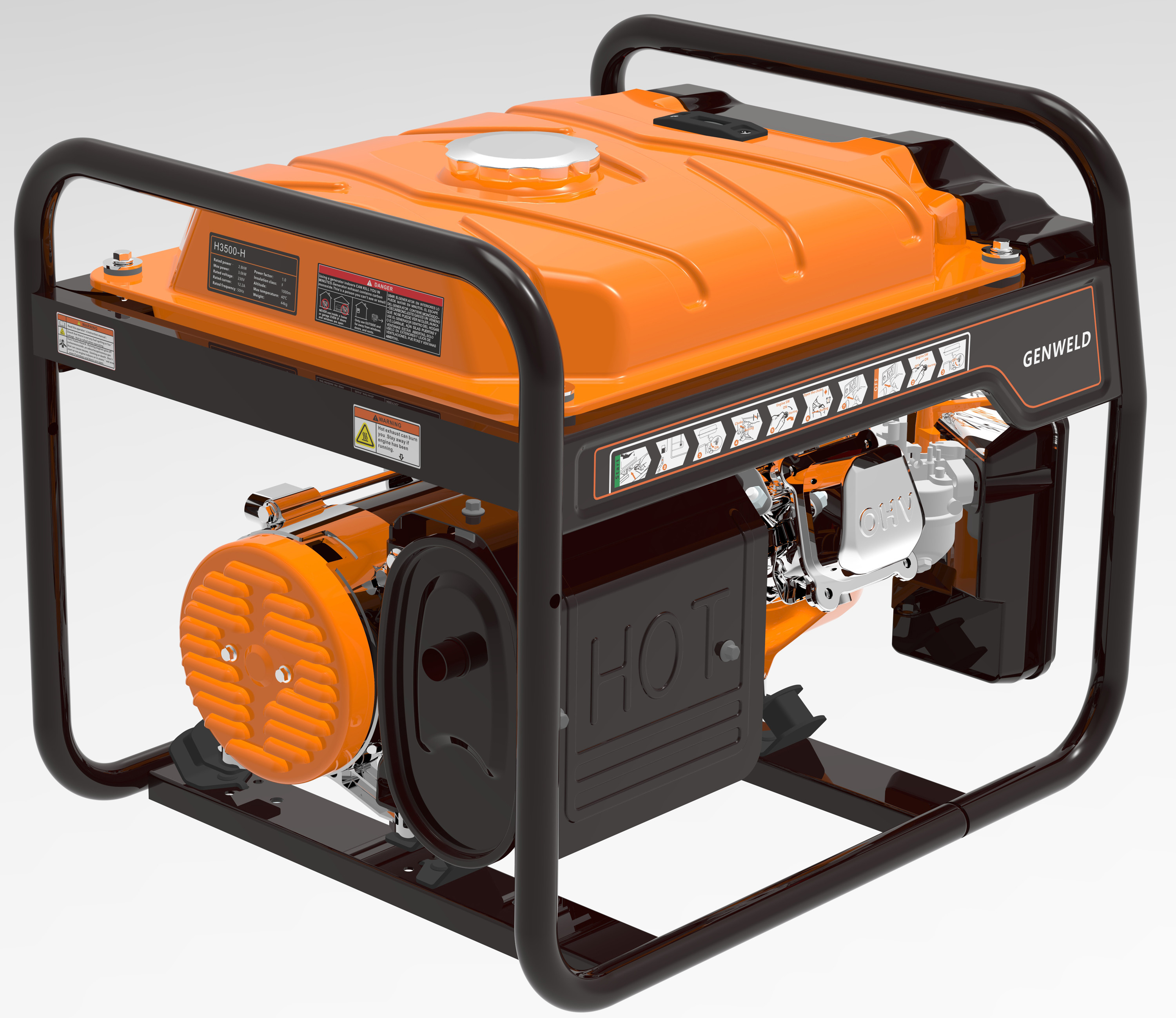 3.3kW Portable Gasoline Generator