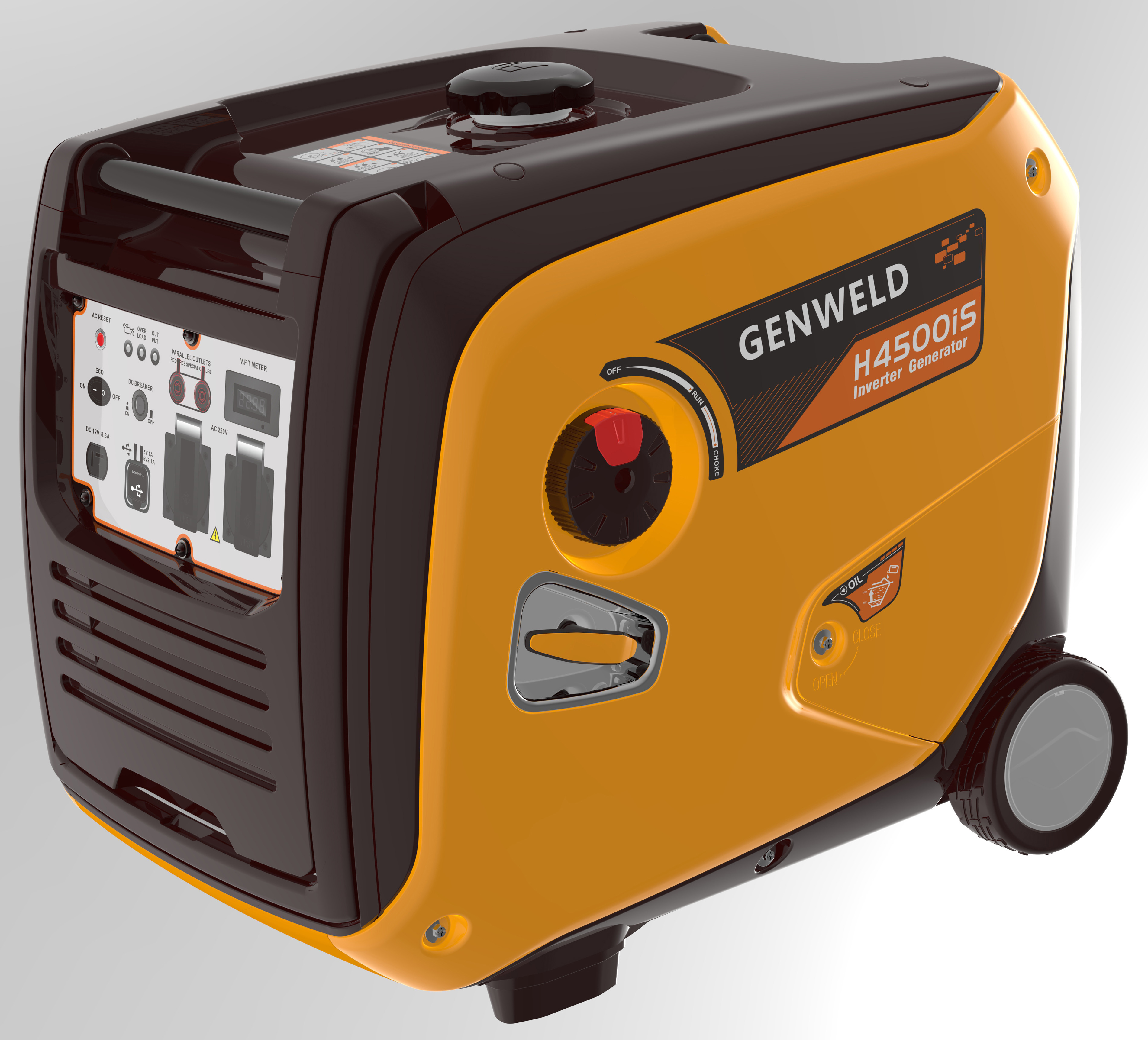 Intelligent 3.5kW Portable Inverter Silent Generator