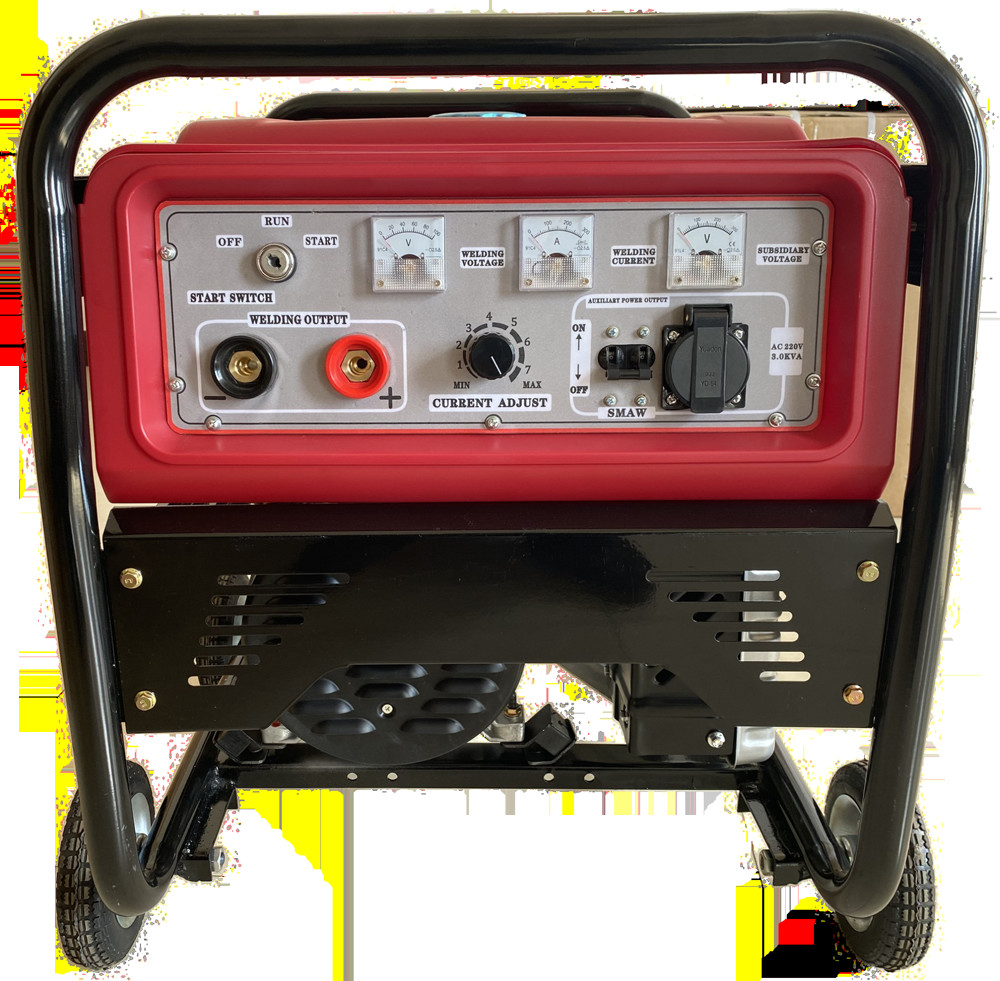 Civilian Portable Gasoline Welder Generator 210A AC 3.0Kw Auxiliary
