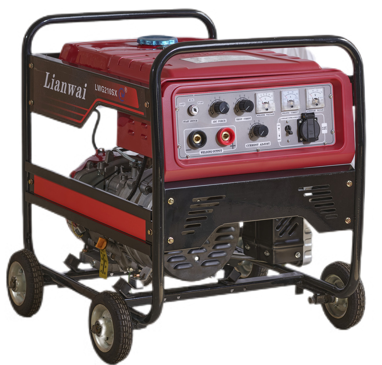 Portable Oil Gas Cellulose Pipeline Welding Generator 210A