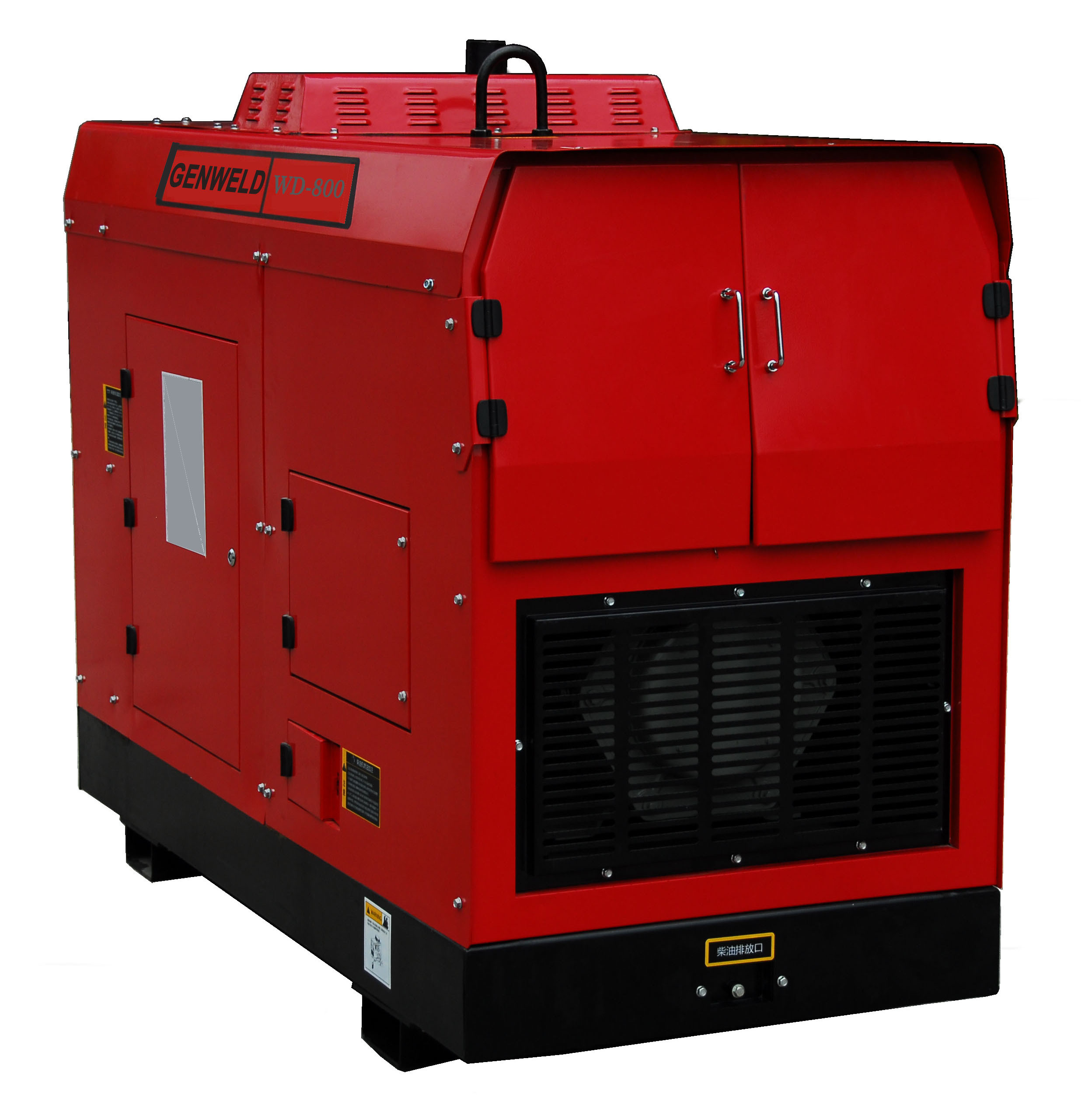 800A Oil / Gas Pipeline Welding Generator With AC 40kW Auxiliary Power
